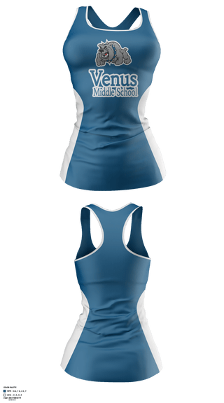 Tank Top, Venus Middle School Cheer, School Spirit Store, Teamtime, Team time, sublimation, custom sports apparel, team uniforms, spirit wear, spiritwear, sports uniforms, custom shirts, team store, custom team store, fundraiser sports, apparel fundraiser