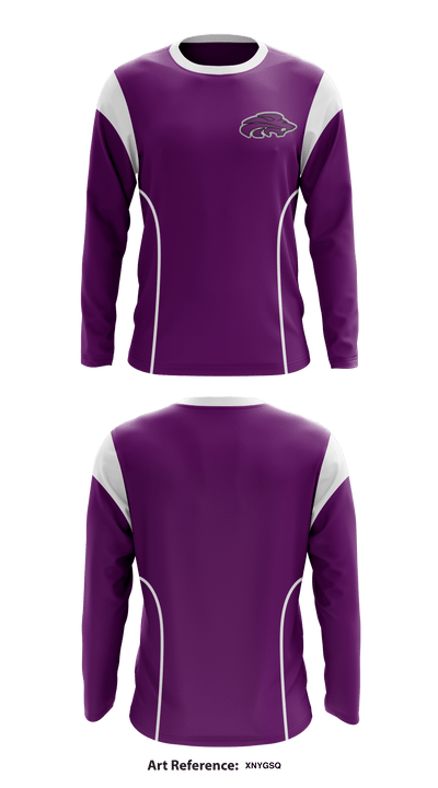 Yerington High School Basketball 89648256 Long Sleeve Performance Shirt - 1