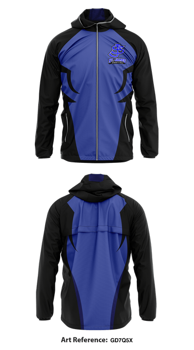 St James High School Wrestling 41690712 Windbreaker - 1
