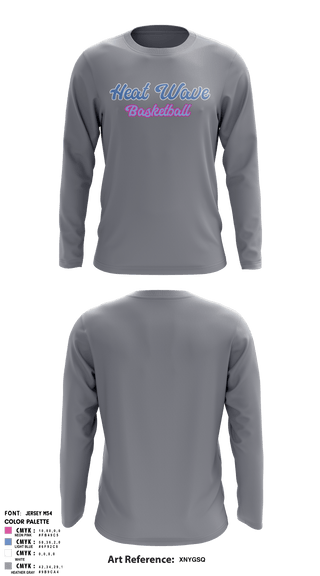 Long Sleeve Performance Shirt, Heat Wave, Men's Basketball, Teamtime, Team time, sublimation, custom sports apparel, team uniforms, spirit wear, spiritwear, sports uniforms, custom shirts, team store, custom team store, fundraiser sports, apparel fundraiser
