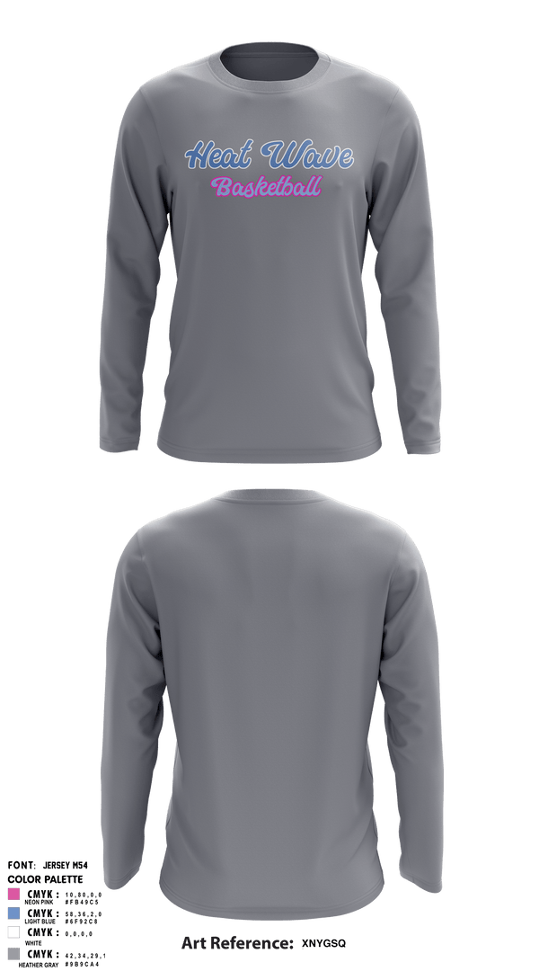 Long Sleeve Performance Shirt, Heat Wave, Men's Basketball, Teamtime, Team time, sublimation, custom sports apparel, team uniforms, spirit wear, spiritwear, sports uniforms, custom shirts, team store, custom team store, fundraiser sports, apparel fundraiser