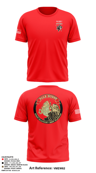 Pale Horse 72886265 Short Sleeve Performance Shirt - 20