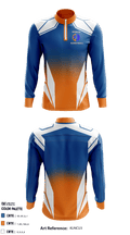 Overlea High School Basketball 90771564 Quarter Zip Jacket - 2