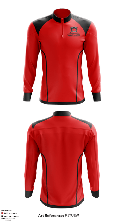 Spencerville High School Basketball 58462228 Quarter Zip Jacket - 1