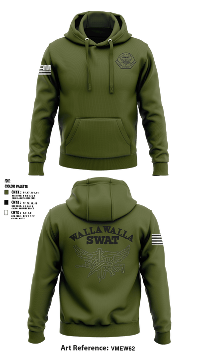 Walla Walla SWAT 28553390 Hoodie - 2