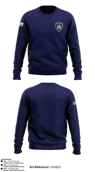 Crew Neck Sweatshirt, , Police, Teamtime, Team time, sublimation, custom sports apparel, team uniforms, spirit wear, spiritwear, sports uniforms, custom shirts, team store, custom team store, fundraiser sports, apparel fundraiser
