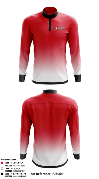 Quarter Zip Jacket, Winston-Salem State University Tennis, Tennis, Teamtime, Team time, sublimation, custom sports apparel, team uniforms, spirit wear, spiritwear, sports uniforms, custom shirts, team store, custom team store, fundraiser sports, apparel fundraiser