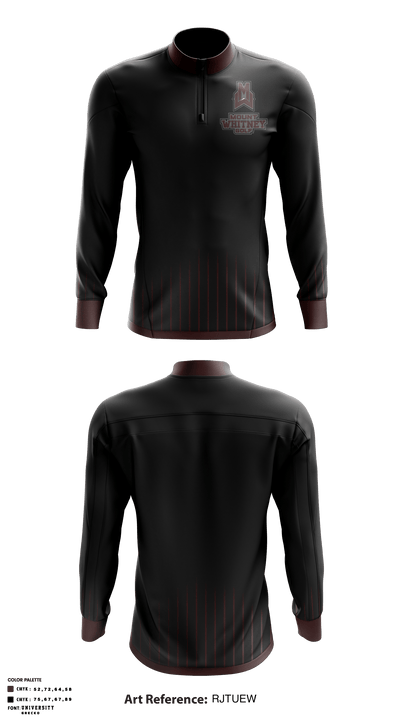 George Washington High School Golf 42652305 Quarter Zip Jacket - 2