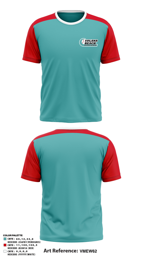 Short Sleeve Performance Shirt, Solana Beach Little League, Baseball, Teamtime, Team time, sublimation, custom sports apparel, team uniforms, spirit wear, spiritwear, sports uniforms, custom shirts, team store, custom team store, fundraiser sports, apparel fundraiser