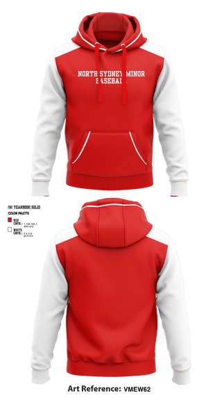 Hoodie, North Sydney Minor Baseball, Baseball, Teamtime, Team time, sublimation, custom sports apparel, team uniforms, spirit wear, spiritwear, sports uniforms, custom shirts, team store, custom team store, fundraiser sports, apparel fundraiser