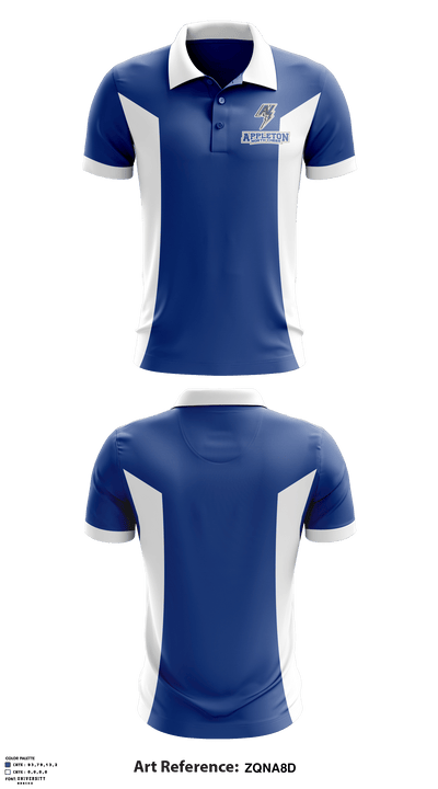 Appleton North High School Cheer 53484450 Short Sleeve Performance Polo - 1
