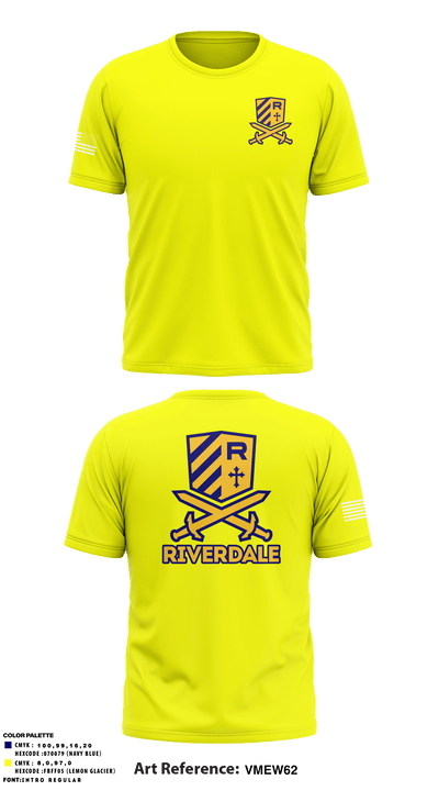 Riverdale Baptist High School 8850685 Short Sleeve Performance Shirt - 2