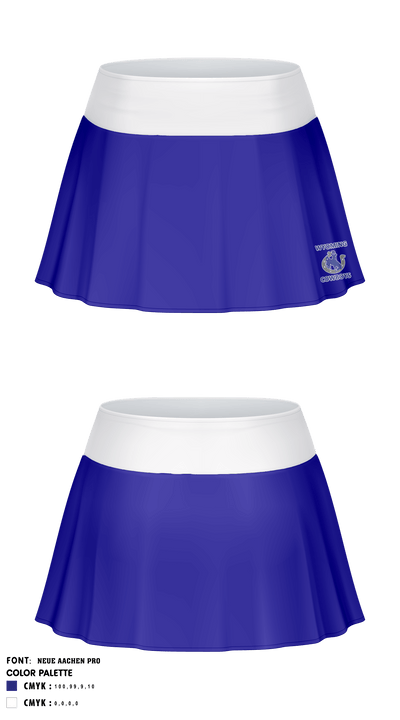Wyoming High School Tennis 90911536 Skort - 1