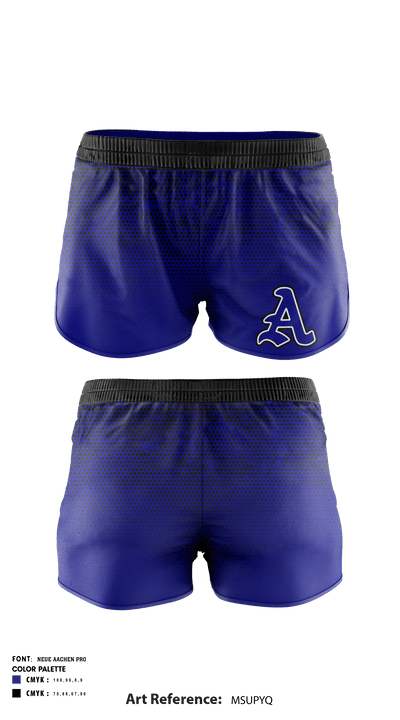 Auburn High School Cross Country 52612007 Track Shorts - 1
