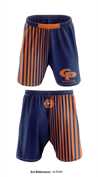 Fight Shorts, College Place High School Wrestling, Wrestling, Teamtime, Team time, sublimation, custom sports apparel, team uniforms, spirit wear, spiritwear, sports uniforms, custom shirts, team store, custom team store, fundraiser sports, apparel fundraiser