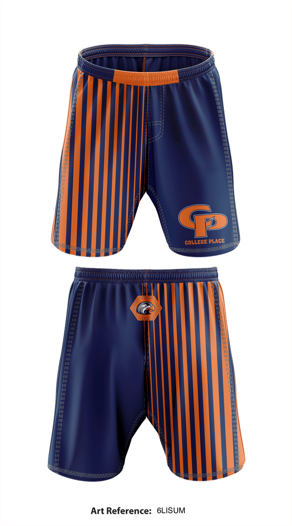 Fight Shorts, College Place High School Wrestling, Wrestling, Teamtime, Team time, sublimation, custom sports apparel, team uniforms, spirit wear, spiritwear, sports uniforms, custom shirts, team store, custom team store, fundraiser sports, apparel fundraiser