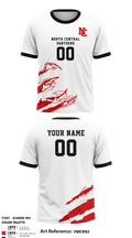 North Central Panthers Volleyball 84585356 Short Sleeve Performance Shirt - 2