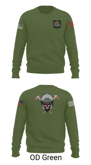 Crew Neck Sweatshirt, , Army, Teamtime, Team time, sublimation, custom sports apparel, team uniforms, spirit wear, spiritwear, sports uniforms, custom shirts, team store, custom team store, fundraiser sports, apparel fundraiser
