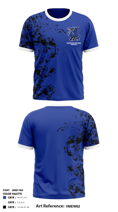 Division Avenue High School Basketball 17302589 Short Sleeve Shooting Shirt - 1