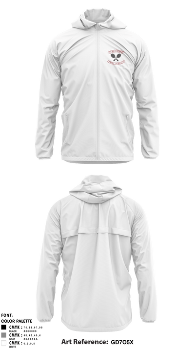 Girls Wellsesley Tennis 21694647 Windbreaker - 3