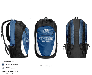 Gear Bag, Taylor High School Women's Volleyball, Women's Volleyball, Teamtime, Team time, sublimation, custom sports apparel, team uniforms, spirit wear, spiritwear, sports uniforms, custom shirts, team store, custom team store, fundraiser sports, apparel fundraiser