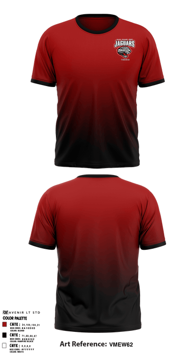 Blue Valley West High School Tennis 45825170 Short Sleeve Performance Shirt - 1