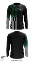 College of DuPage Alumni 35400336 Long Sleeve Performance Shirt - 1