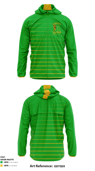Roosevelt High School Water Polo 75508193 Windbreaker - 1
