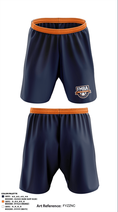 Foothills Minor Ball Association 78856127 Athletic Shorts With Pockets - 2