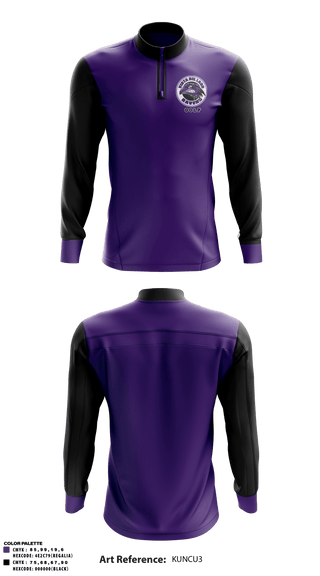 Quarter Zip Jacket, Vista Del Lago High School Golf, Golf, Teamtime, Team time, sublimation, custom sports apparel, team uniforms, spirit wear, spiritwear, sports uniforms, custom shirts, team store, custom team store, fundraiser sports, apparel fundraiser