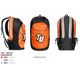 Gear Bag, TU-Volleyball, Women's Volleyball, Teamtime, Team time, sublimation, custom sports apparel, team uniforms, spirit wear, spiritwear, sports uniforms, custom shirts, team store, custom team store, fundraiser sports, apparel fundraiser