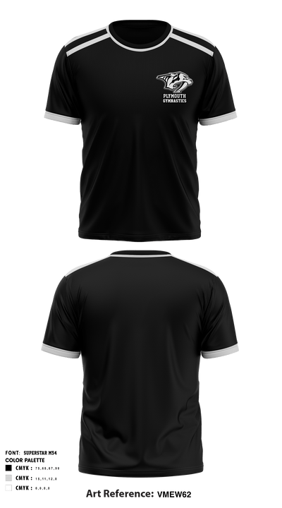 Plymouth Gymnastics 52029102 Short Sleeve Performance Shirt - 2