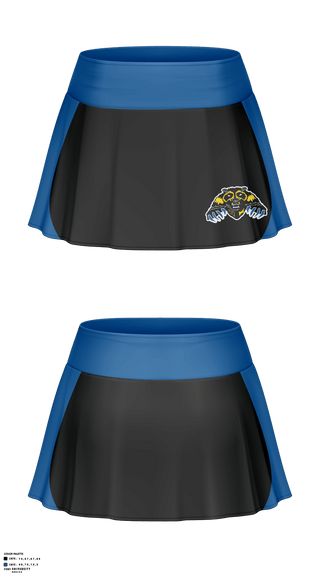 Skort, Neal F Simeon Career Academy Cheer, School Spirit Store, Teamtime, Team time, sublimation, custom sports apparel, team uniforms, spirit wear, spiritwear, sports uniforms, custom shirts, team store, custom team store, fundraiser sports, apparel fundraiser