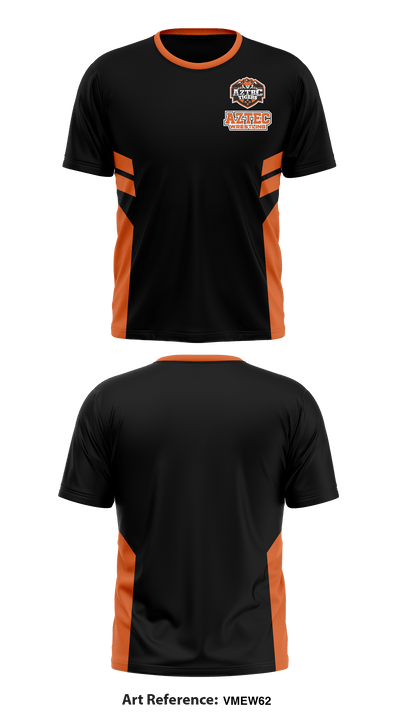 Aztec High School Wrestling 83030345 Short Sleeve Performance Shirt - 1