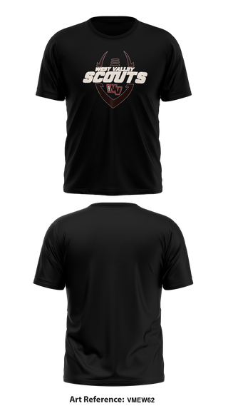 Short Sleeve Performance Shirt, West Valley Scouts, Football, Teamtime, Team time, sublimation, custom sports apparel, team uniforms, spirit wear, spiritwear, sports uniforms, custom shirts, team store, custom team store, fundraiser sports, apparel fundraiser