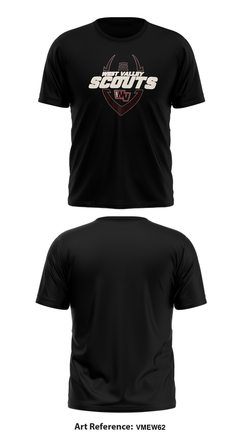 Short Sleeve Performance Shirt, West Valley Scouts, Football, Teamtime, Team time, sublimation, custom sports apparel, team uniforms, spirit wear, spiritwear, sports uniforms, custom shirts, team store, custom team store, fundraiser sports, apparel fundraiser