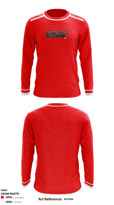 Patterson High School Track 9315007 Long Sleeve Performance Shirt - 1