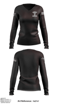 277 medical 81065928 Women's Long Sleeve V-neck Shirt - 2