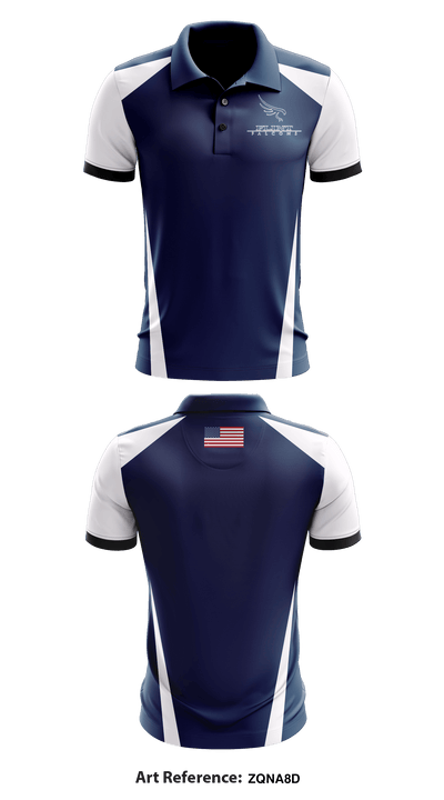 The Flint Academy store 70897175 Short Sleeve Performance Polo - 2