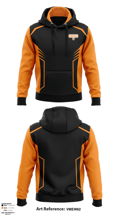 Portage Northern High School volleyball 84298477 Hoodie - 1