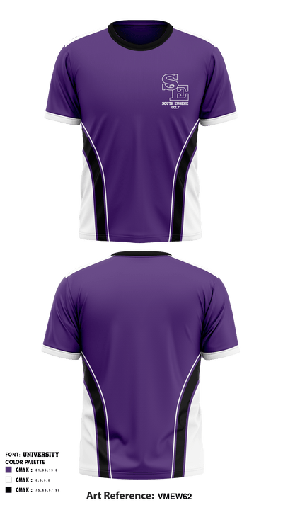 South Eugene Golf 60040289 Short Sleeve Performance Shirt - 1
