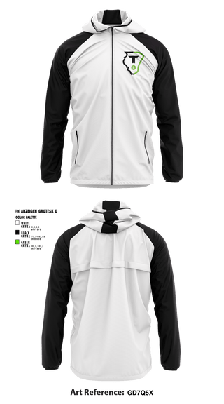 Windbreaker, Illinois True Lacrosse, Men's Lacrosse, Teamtime, Team time, sublimation, custom sports apparel, team uniforms, spirit wear, spiritwear, sports uniforms, custom shirts, team store, custom team store, fundraiser sports, apparel fundraiser