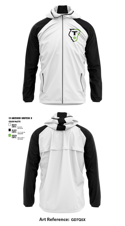 Illinois True Lacrosse 16424511 Windbreaker - 1