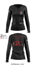 B Troop 6-6 CAV 27154728 Women's Long Sleeve V-neck Shirt - 1