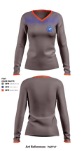 UF Law ADR Team 8442991 Women's Long Sleeve V-neck Shirt - 1