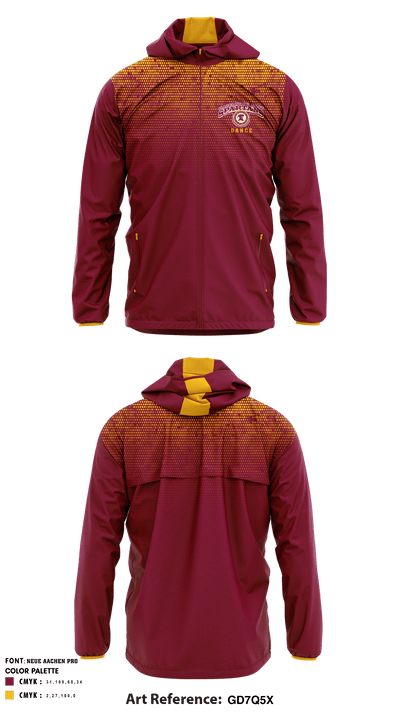 Hazelwood East High School Dance 85305898 Windbreaker - 1