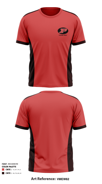 Pisgah high school 44927683 Short Sleeve Performance Shirt - 1