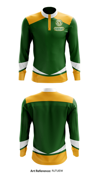 University of Vermont Hockey 34286438 Quarter Zip Jacket - 1