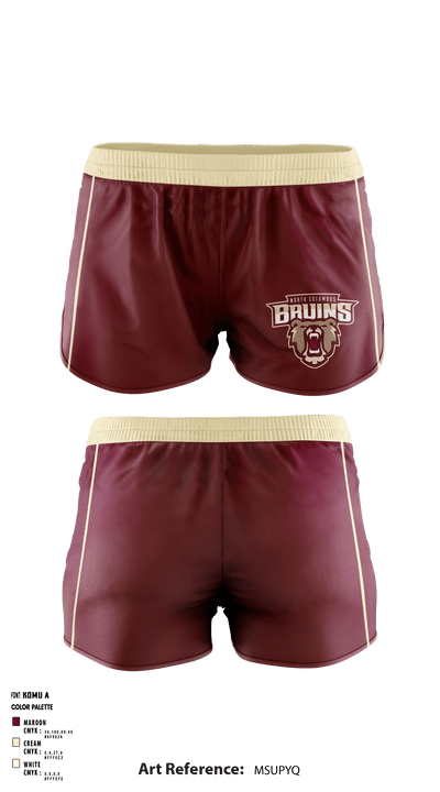 North Columbus Bruins – Traveling Baseball Team 81096184 Ranger Panties - 1