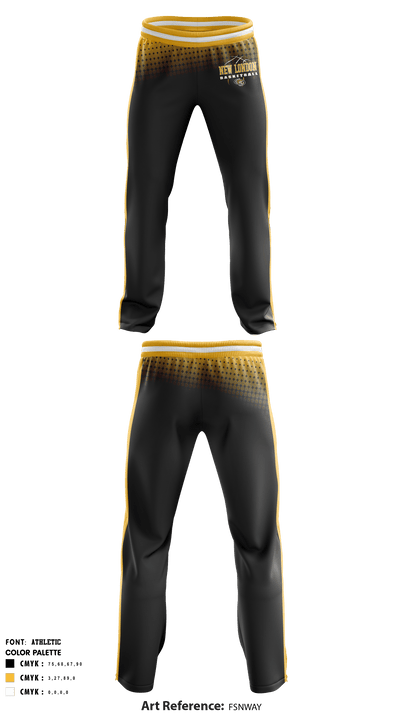 New London Community High School Basketball 49113902 Sweatpants - 1